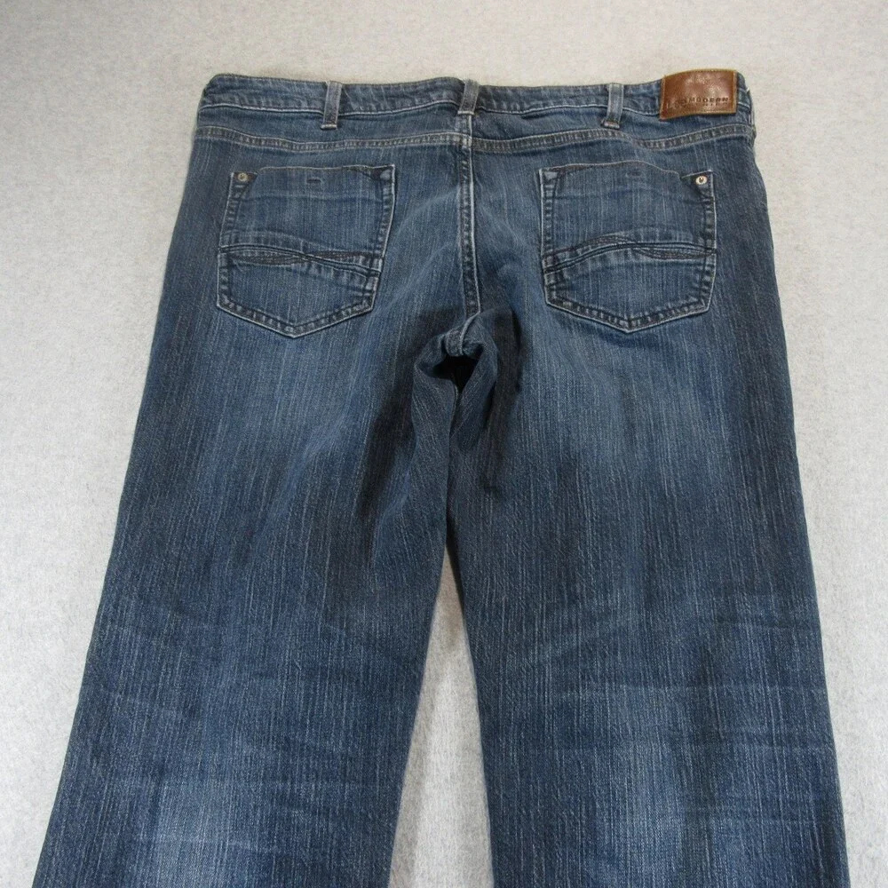Lee Mens Jeans L342 40 x 30‎ Straight Fit Stretch Cotton Spandex Dark Wash